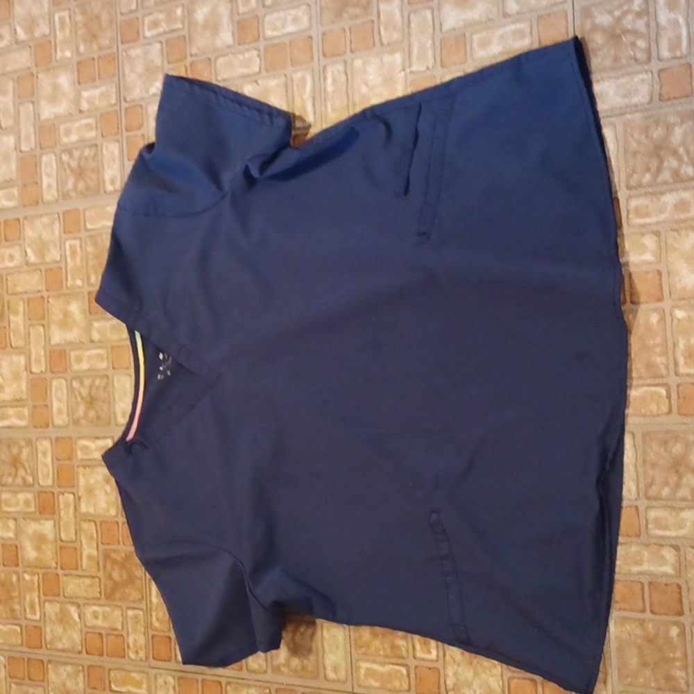 Scrub Star Scrub Navy Blue Shirt and Pants Set Size Xlarge - Picture 2 of 4